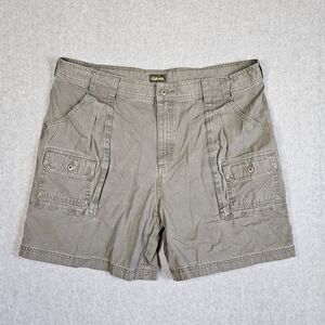 Cabela's Men's Size 40 Olive Green Cargo Shorts Outdoor Casual Hiking Pockets